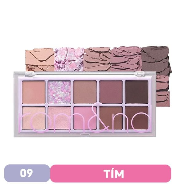 [NEW][Màu 00 - 13] Bảng Phấn Mắt 10 Ô Siêu Lấp Lánh Romand Better Than Eye Palette