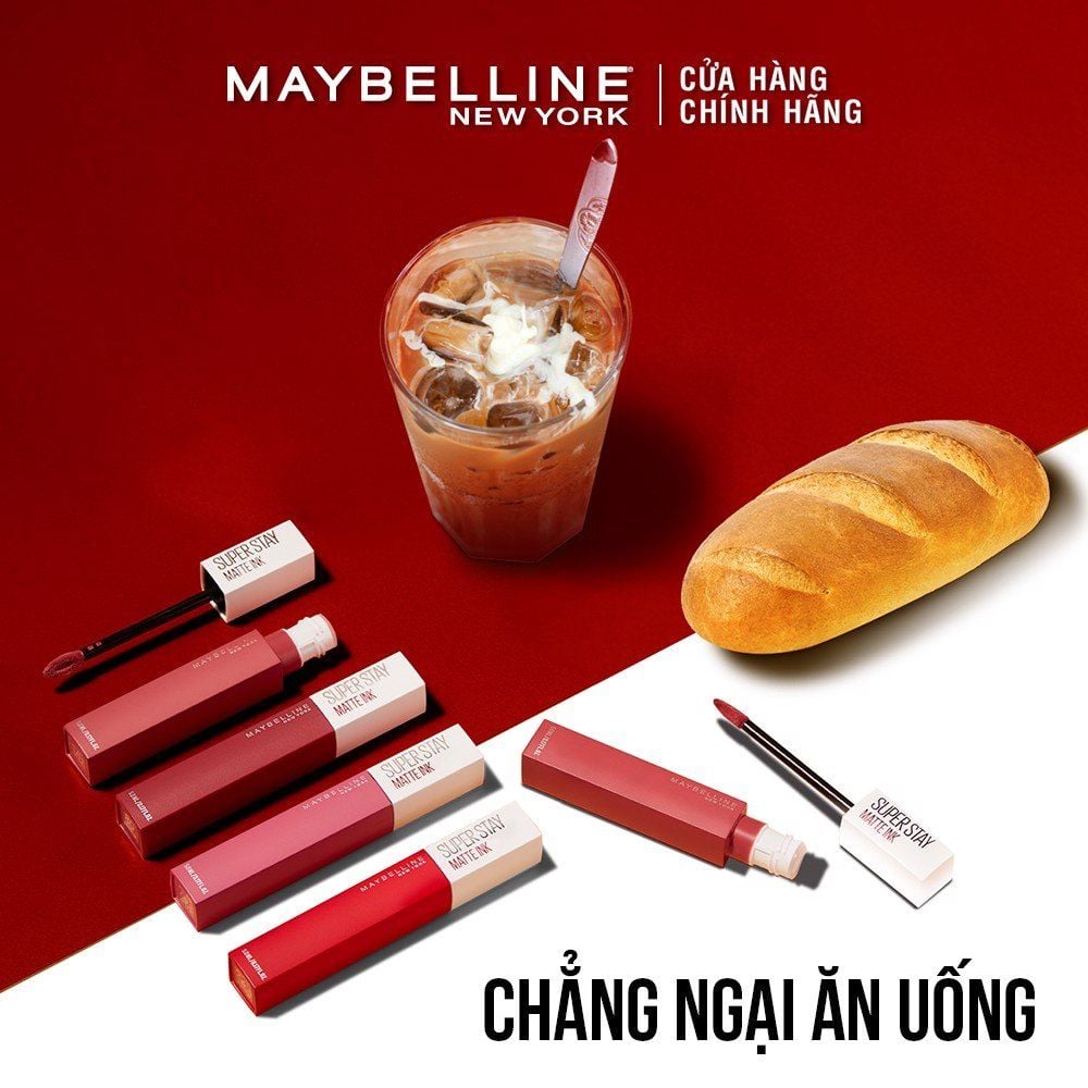 Son Kem Lì Maybelline Lên Màu Chuẩn, Lâu Trôi New York Superstay Matte Ink City Edition 5ml