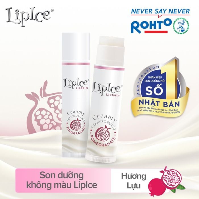 Son Dưỡng Không Màu LipIce Chuyển Kem Mịn Creamy Lipbalm SPF15 4.3g