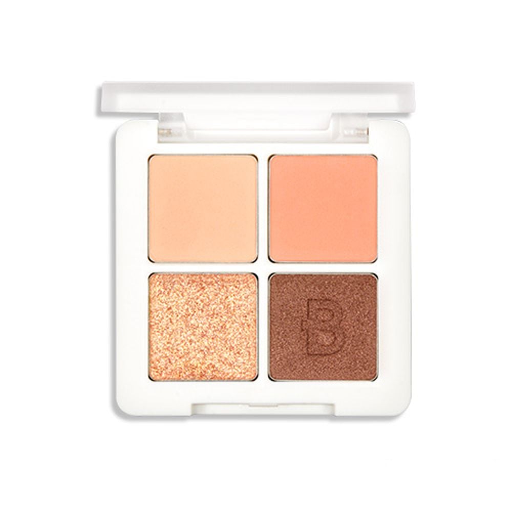 Bảng Phấn Mắt 4 Ô Màu Lấp Lánh Berrisom Real Me Eye Palette 6.7g  #01 PLEASURE