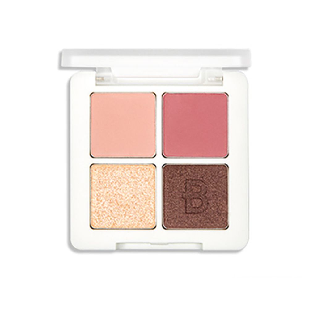 Bảng Phấn Mắt 4 Ô Màu Lấp Lánh Berrisom Real Me Eye Palette 6.7g  #01 PLEASURE