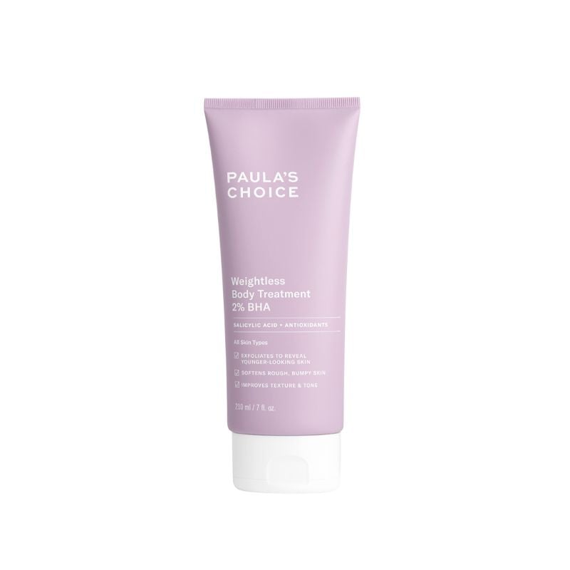 [210ml] Kem Dưỡng Thể Tẩy Tế Bào Chết Thu Nhỏ Lỗ Chân Lông, Mẫn Đỏ Paula's Choice Weightless Body Treatment 2% BHA