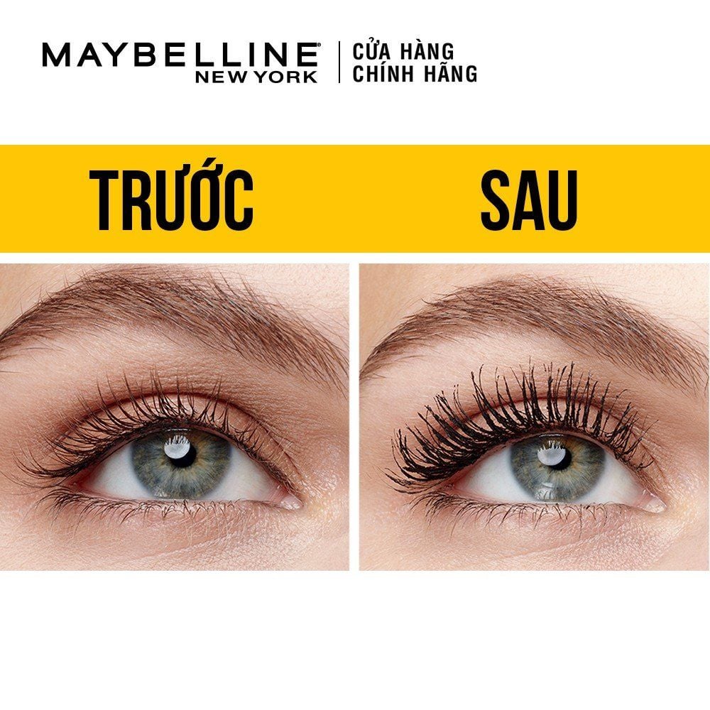 Mascara Maybelline Dưỡng Mi Chắc Khỏe, Làm Dày Mi The Colossal Waterproof Mascara 9.2ml