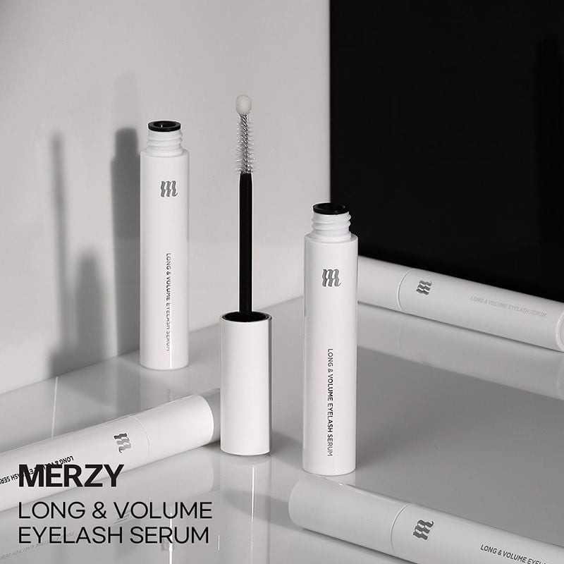 Serum Merzy Tinh Chất Dưỡng Mi Dài Và Dày Mi Merzy Long & Volume Eyelash Serum 8ml