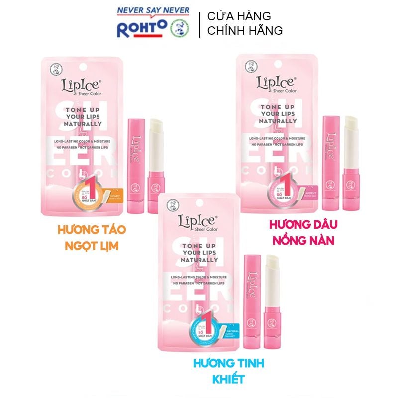 Son Dưỡng Môi LipIce Mềm Mại Tự Nhiên Sheer Color 2.4g