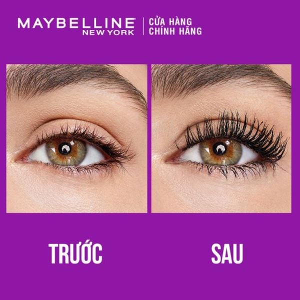  Mascara Maybelline Uốn Mi, Làm Dài Và Dày Mi The Falsies Lash Lift Waterproof - Very Black 8.6ml 