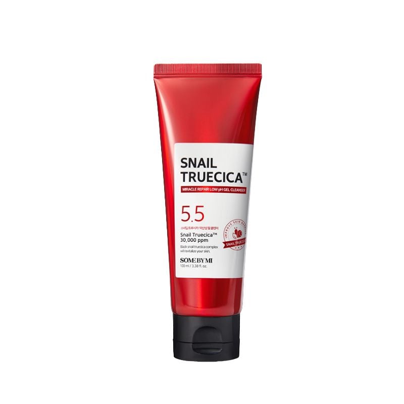Sữa Rửa Mặt Dạng Gel Some by Mi Hỗ Trợ Phục Hồi Da Snail Truecica Miracle Repair Low PH Gel Cleanser