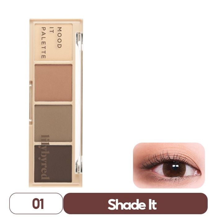 Bảng Phấn Mắt 4 Màu Siêu Xinh Lilybyred Mood It Palette