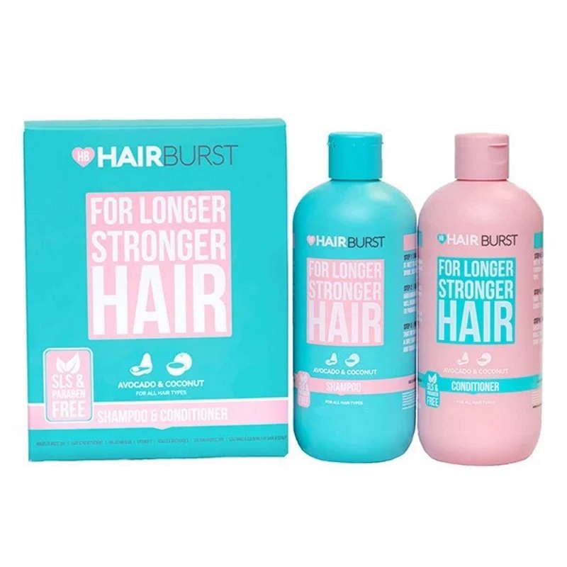 Bộ Dầu Gội Xả Kích Thích Tóc Mọc Dài & Khỏe Hairburst For Longer Stronger Hair 350ml