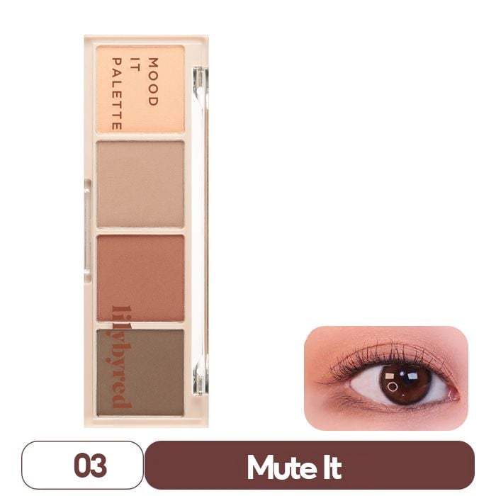 Bảng Phấn Mắt 4 Màu Siêu Xinh Lilybyred Mood It Palette