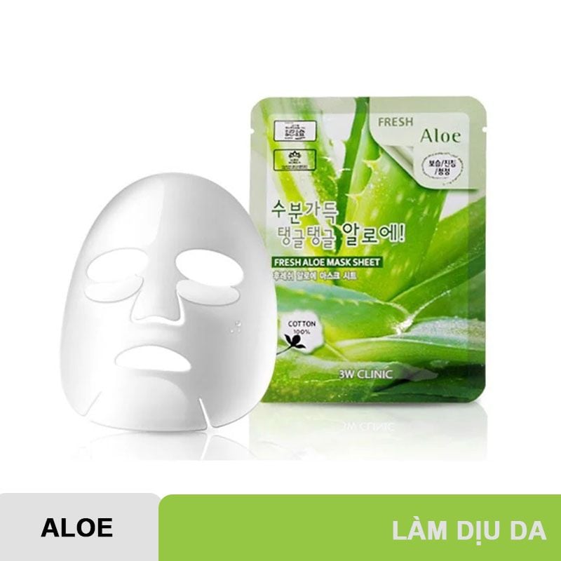 Mặt Nạ Dưỡng Da Chiết Xuất Từ Thiên Nhiên 3W Clinic Fresh Mask Sheet 23ml