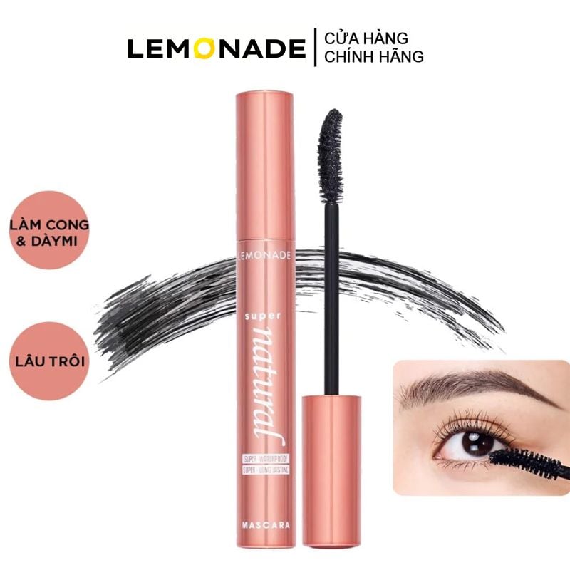 Mascara Làm Mi Cong Dày, Lâu Trôi Lemonade Supernatural Mascara Black 7.5g