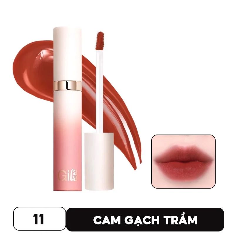 Son Kem Siêu Lì, Lâu Trôi, Mịn Mượt Nhẹ Môi Glamrr Q Long Wear Lip Cream 5g