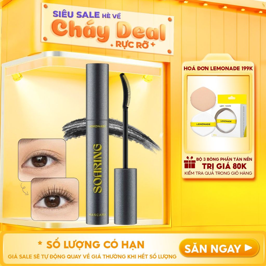 Mascara Chuốt Mi Giúp Làm Tơi & Dày Mi Lemonade Soaring Mascara 6ml