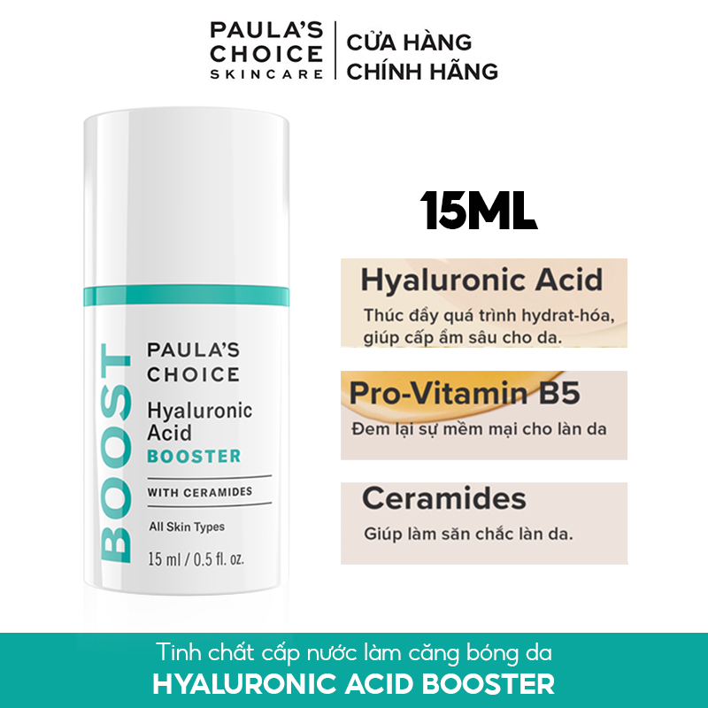 Tinh Chất Cấp Ẩm, Ngăn Ngừa Lão Hóa Da Paula's Choice Hyaluronic Acid Booster 15ml