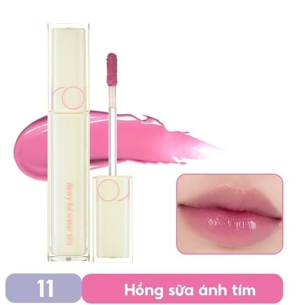 Son Tint Bóng, Siêu Lì Cho Đôi Môi Căng Mọng Romand Dewyful Water Tint