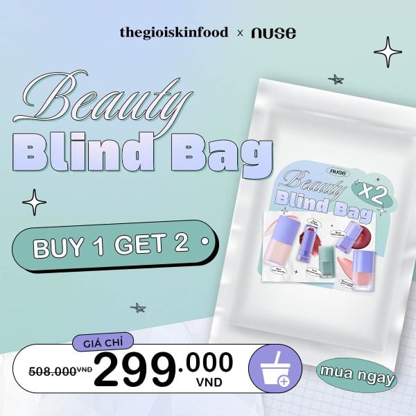  [NEW][BLIND BAG] Túi Mù Mỹ Phẩm Nuse By Romand Beauty Blind Bag 