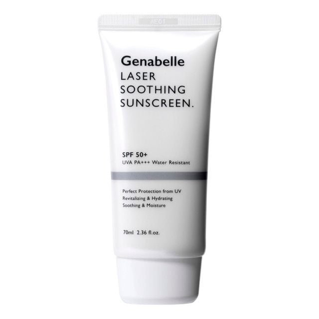 Kem Chống Nắng Genabelle Nâng Tông, Bảo Vệ Da Laser Soothing Sunscreen SPF50+ PA+++ 70ml