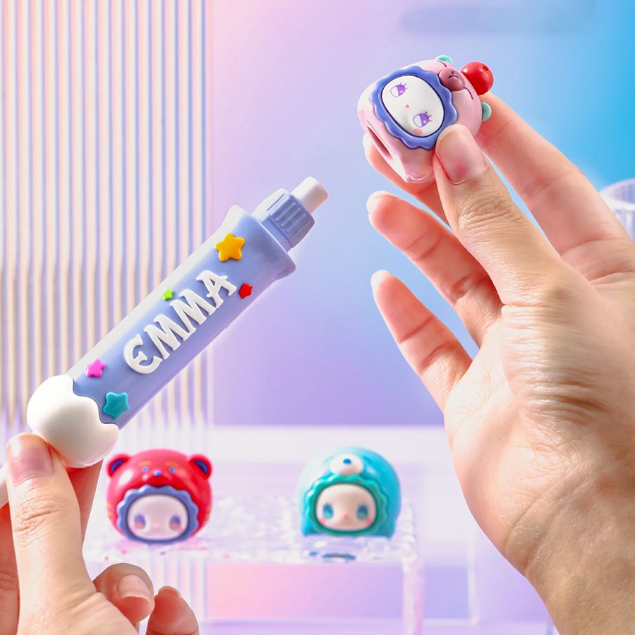 Bàn Chải Đánh Răng Lucky Emma RUA RUA ZOO Series Toothbrush Surprise Box - MJ-000090