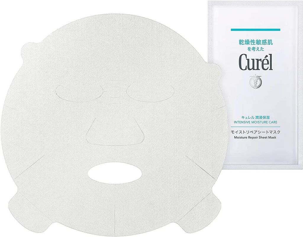 [Hộp 4 Miếng] Mặt Nạ Cấp Ẩm, Dưỡng Sáng Da Curél Intensive Moisture Care Moisture Repair Sheet Mask