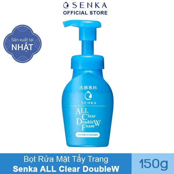 Sữa Rửa Mặt Senka Tự Tạo Bọt Làm Sạch Sâu Speedy Perfect Whip 150ml