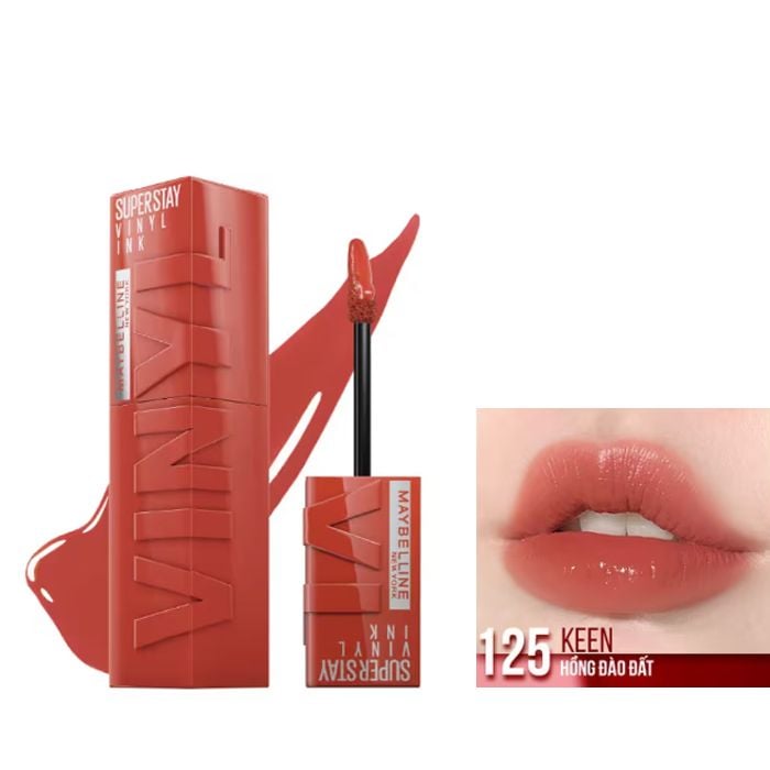 (BST SON "SỐT") Son Kem Bóng Bền Màu, Nhẹ Môi Maybelline New York Superstay Vinyl Ink 4.2ml
