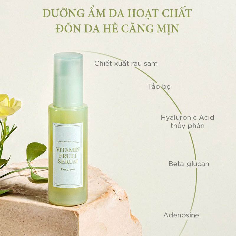 Serum I'm From Tinh Chất Dưỡng Ẩm, Làm Sáng Da Vitamin Fruit Serum 30ml