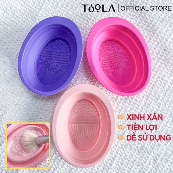  [NHẬP KHẨU] Dụng Cụ Vệ Sinh Cọ Trang Điểm TOOLA BT-TLA023 (Màu Ngẫu Nhiên) 