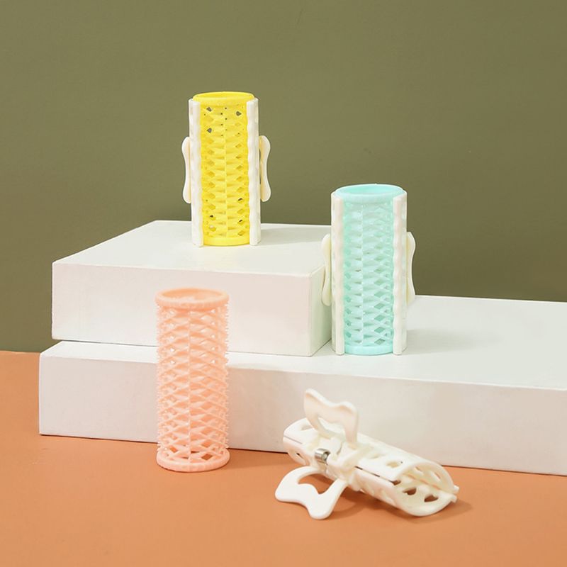 [NHẬP KHẨU] Set 3 Lô Cuốn Có Kẹp Cố Định Silubi Tạo Kiểu Tóc Xoăn Phồng (Màu ngẫu nhiên) #S908
