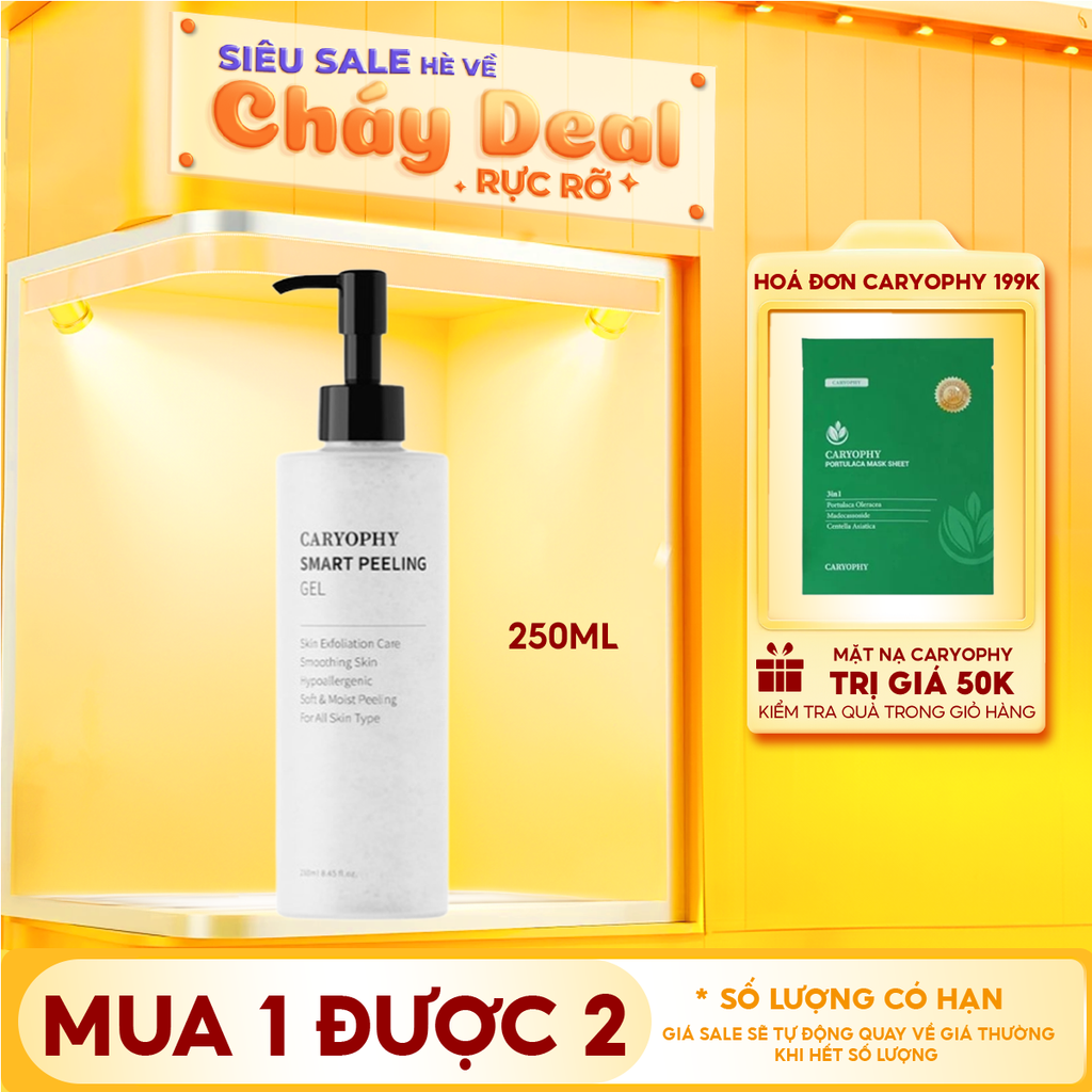 Tẩy Tế Bào Caryophy Chết Ngăn Ngừa Mụn Smart Peeling Gel 250ml