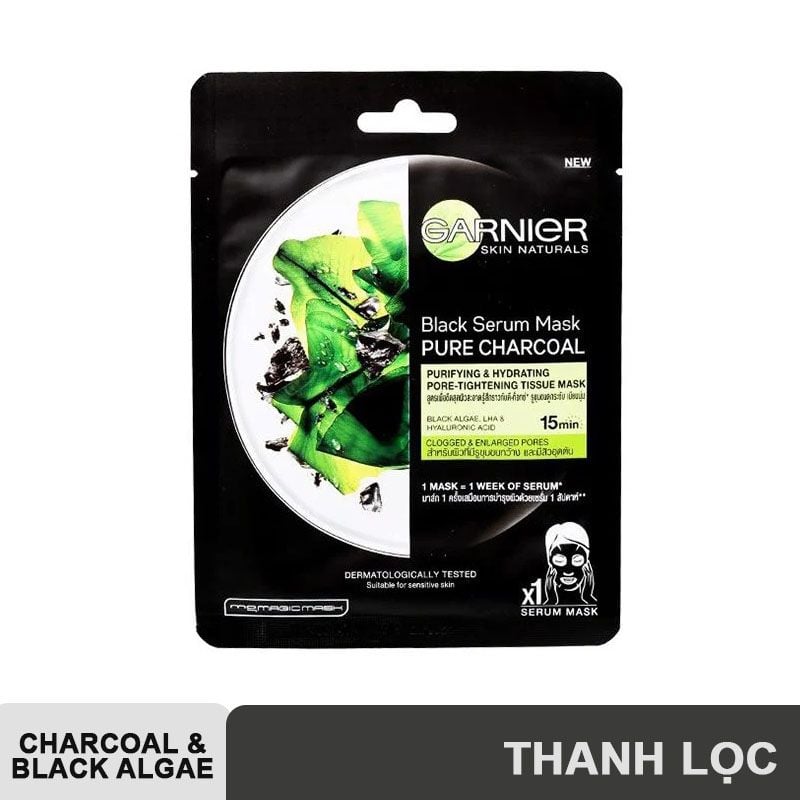 Mặt Nạ Tinh Chất Garnier Chiết Xuất Thiên Nhiên Serum Mask 28g