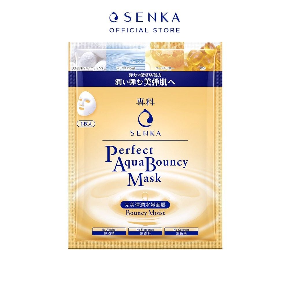 Mặt Nạ Giấy Chăm Sóc Da Senka Perfect Aqua Mask 25ml