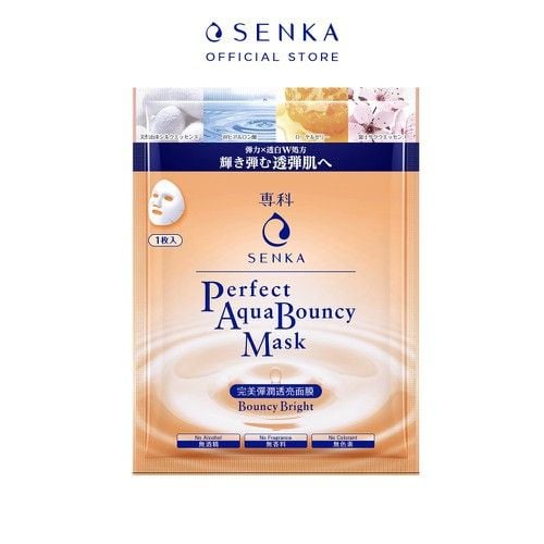 Mặt Nạ Giấy Chăm Sóc Da Senka Perfect Aqua Mask