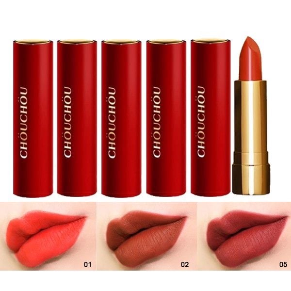 [Red Edition] Son Thỏi Lì, Mềm Mịn Môi ChouChou Signature Premier Matt Rouge Red Limited Edition 3.5g - Màu 04