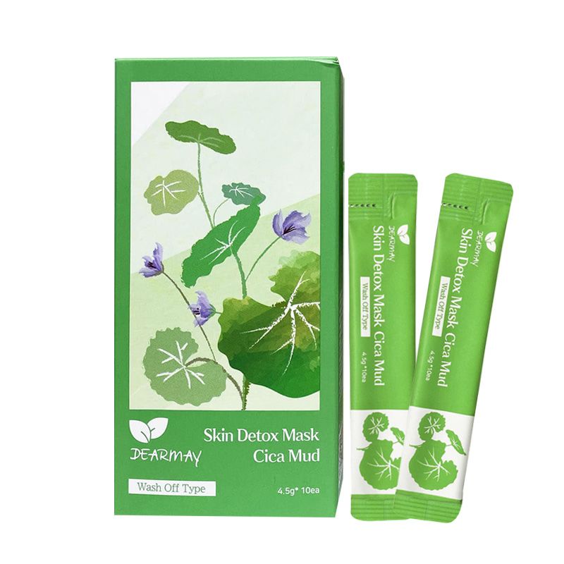 Mặt Nạ Đất Sét Thải Độc Da Chiết Xuất Rau Má Dearmay Skin Detox Mask Cica Mud