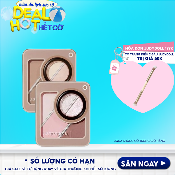Bảng Phấn Mắt Đa Năng 5 Ô Judydoll Multi 5-Color Palette 4,5g