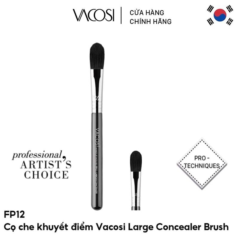 Cọ Che Khuyết Điểm Nền Vùng Rộng Vacosi Large Concealer Brush - FP12