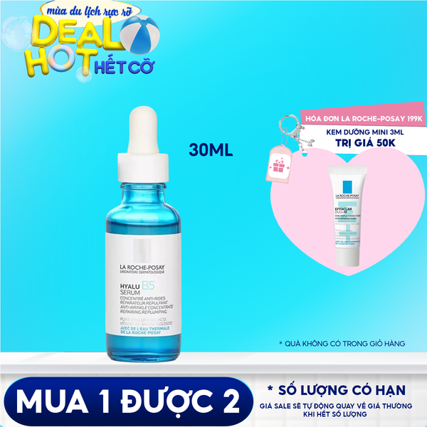 Serum La Roche-Posay Tinh Chất Hỗ Trợ Phục Hồi Da, Cấp Ẩm Cho Da La Roche-Posay Hyalu B5 Serum 30ml