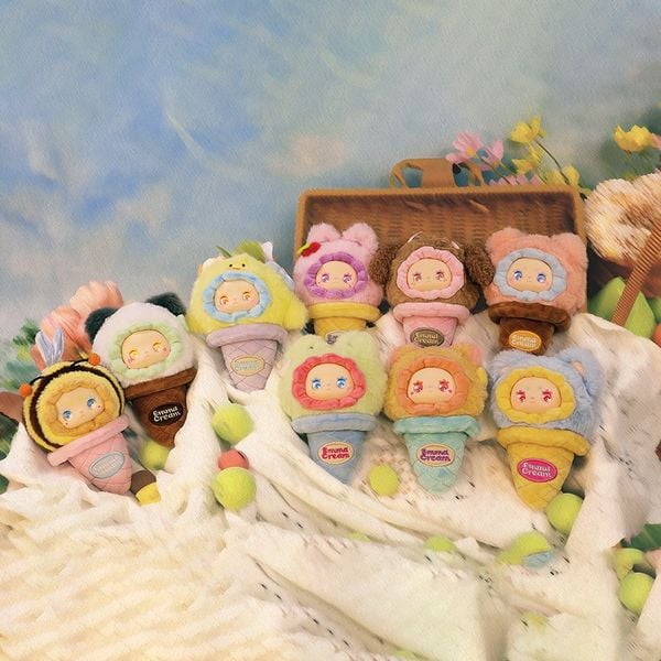  Móc Khóa Gấu Bông Lucky Emma Scoop Ice Cream Series - MJ-000095 