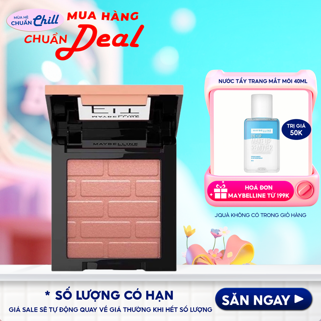Má Hồng Dạng Nén, Mịn Lì Chuẩn Màu Maybelline Fit Me Mono Blush 4.5g