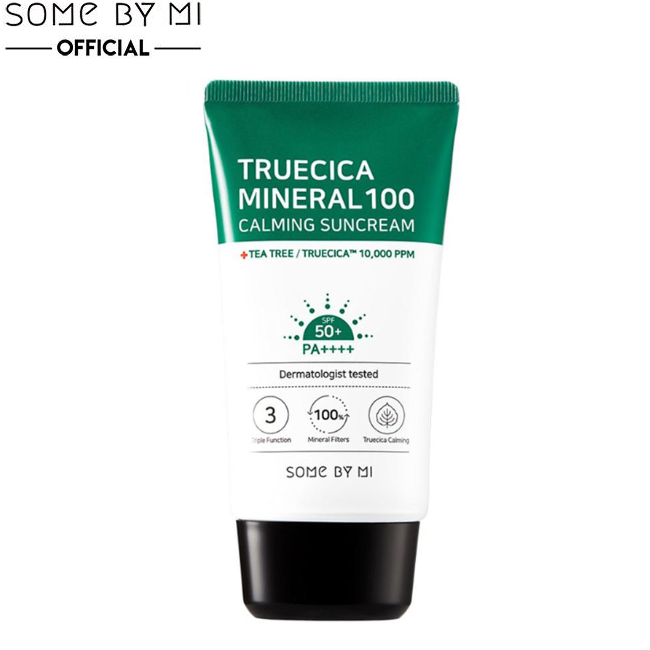 Kem Chống Nắng Some By Mi Truecica Mineral 100 Calming Suncream SPF50+/PA+++ 50ml