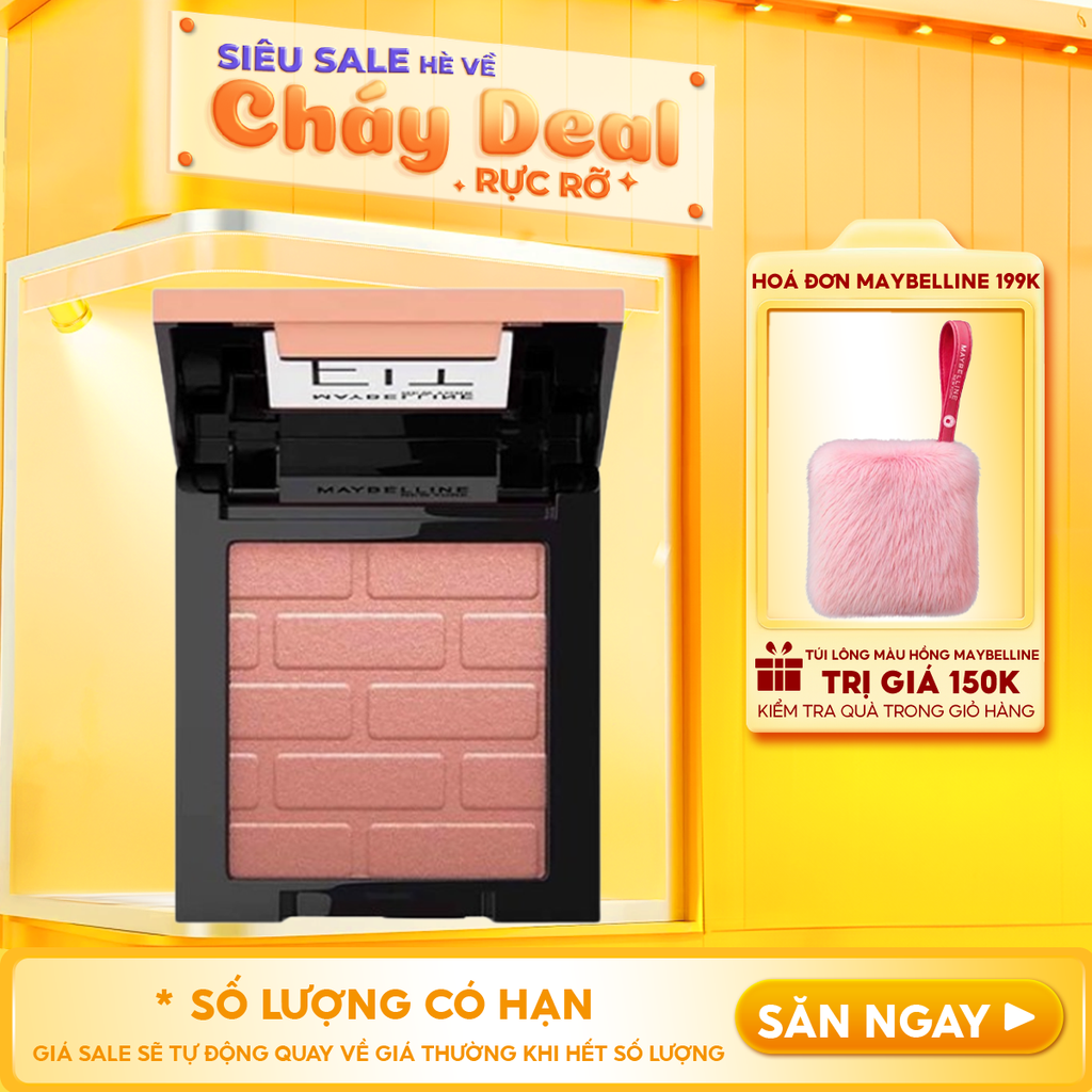 Má Hồng Dạng Nén, Mịn Lì Chuẩn Màu Maybelline Fit Me Mono Blush 4.5g