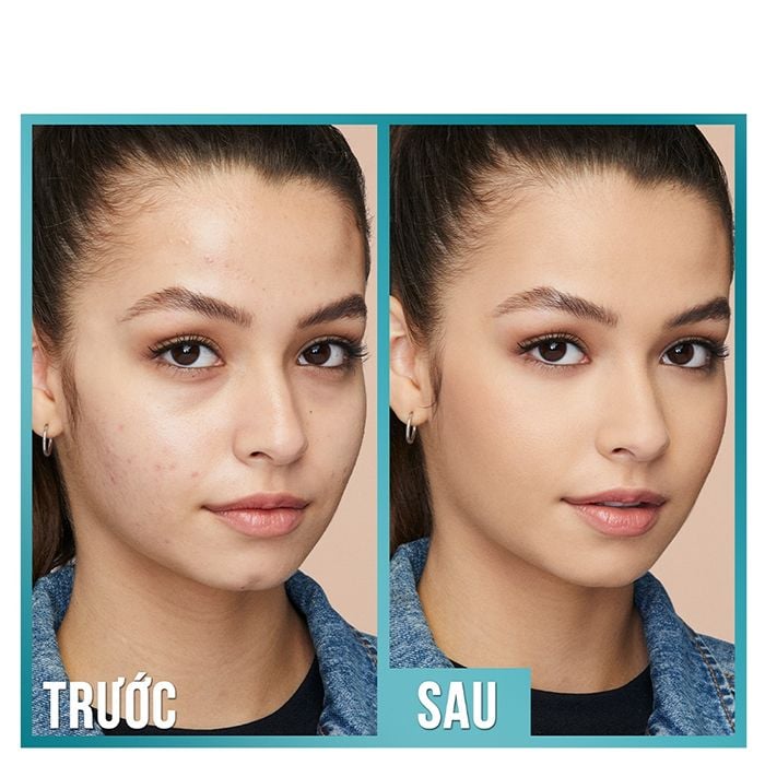 Kem Nền Maybelline Kiềm Dầu, Cho Lớp Nền Mịn Lì Tự Nhiên Fit Me Matte Poreless Foundation 30ml