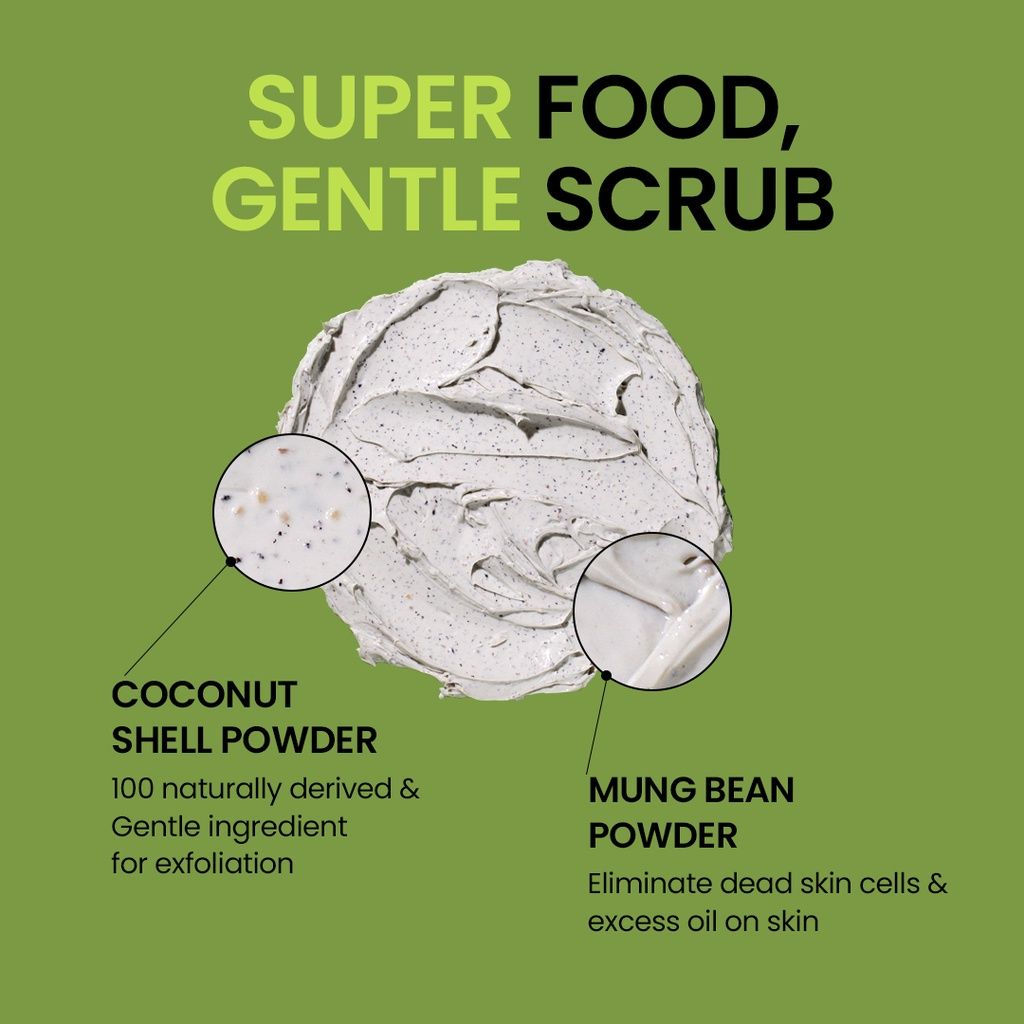 Mặt Nạ Đất Sét Beplain Thu Nhỏ Lỗ Chân Lông, Giảm Mụn Đầu Đen Mung Bean Pore Clay Mask 120ml