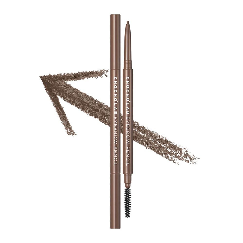 Chì Kẻ Mày Chocho's Lab Nét Mảnh Tự Nhiên, Lâu Trôi Eyebrow Pencil Warm Brown 0.05g #02