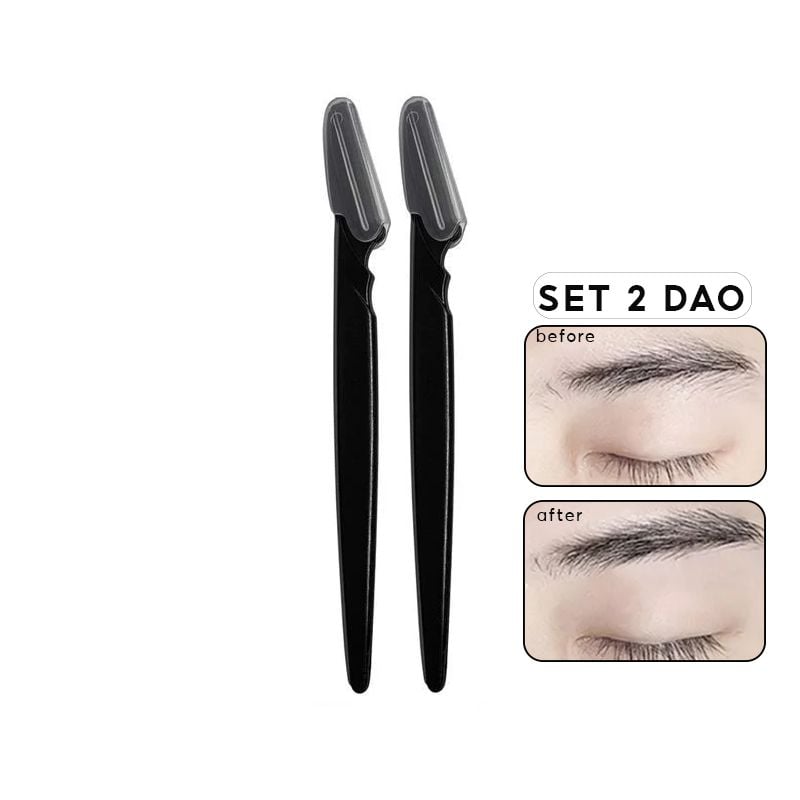 [NHẬP KHẨU] Set 2 Dao Cao Lông Mày Bằng Nhựa TOOLA Eyebrow Trimmer -  TLA008