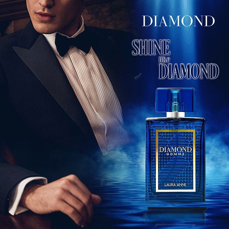 Nước Hoa Nam Sang Trọng, Lôi Cuốn Laura Anne Diamond Homme 45ml