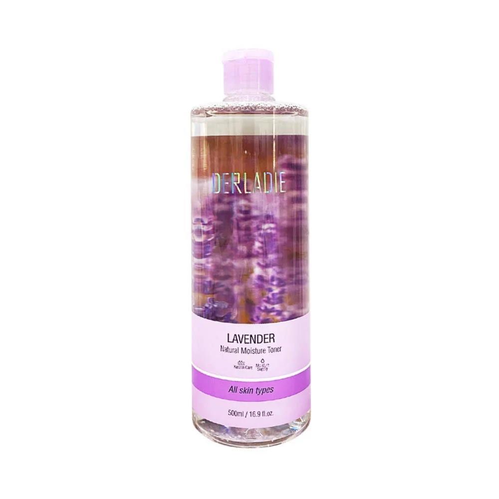 Nước Hoa Hồng Cấp Ẩm, Kiềm Dầu Chiết Xuất Hoa Lavender Derladie Lavender Natural Moisture Toner 500ml