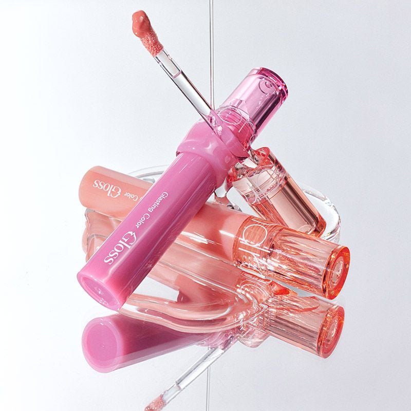 [GIÁ HỦY DIỆT][Màu 01-10][COLOR GLOSS] Son Bóng Cho Môi Căng Mọng, Mềm Mịn Romand Glasting Color Gloss 4g
