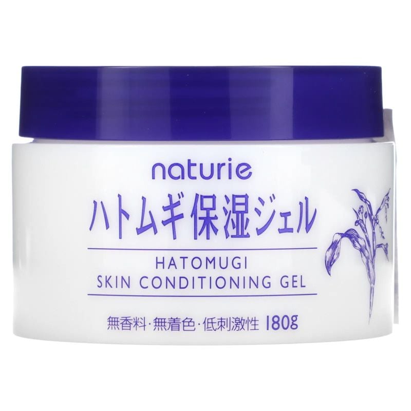 Gel Dưỡng Ẩm Da Chiết Xuất Từ Hạt Cây Ý Dĩ Naturie Hatomugi Skin Conditioning Gel 180g